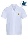 2641.AM161-K - Short coat ESD AM-161 plus standard short sleeves, white