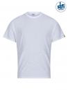 white / round neck