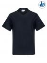 black / V neck