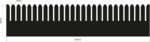 050.240.080.10.AS - PP partition length 353 mm / height 80 mm / grid 10 mm/ ESD with external support 
