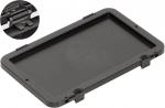 3200.032.992 - Scharnierdeckel 300 x 200 mm, 2 Drehverschlüsse, ESD für Eurobehälter WEZ
