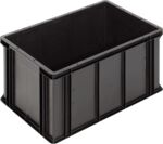 6432.007.992 - WEZ Euro container ESD 600 x 400 x 320 mm, flat base