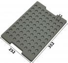 032.T-282 - Vacuum-formed insert T-282 352 x 252 x 18 mm, 80 compartments ESD 