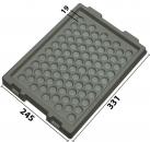 032.T-285 - Vacuum-formed insert T-285 331 x 245 x 35 mm, 86 compartments ESD 