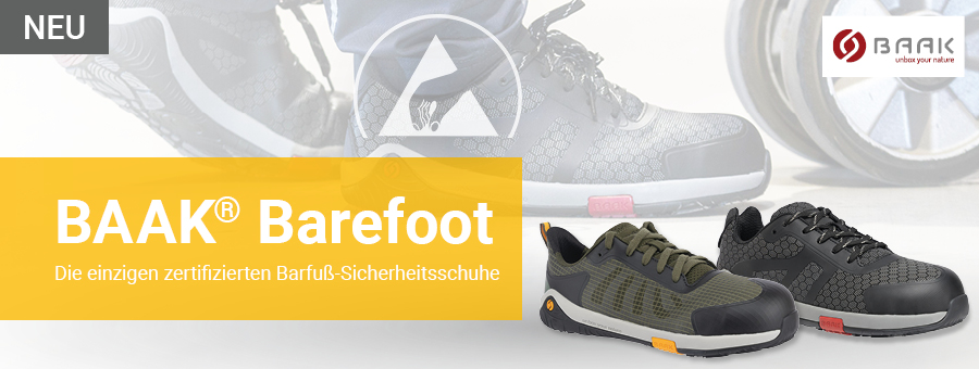 BAAK Barfuß-Sicherheitsschuhe